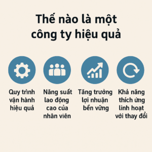 Read more about the article Thế nào là một công ty hiệu quả