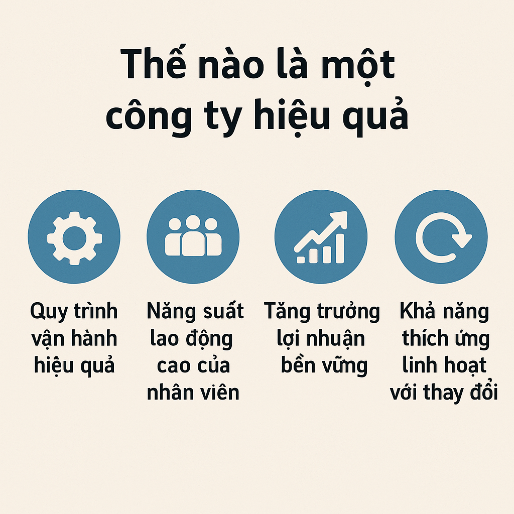 Read more about the article Thế nào là một công ty hiệu quả